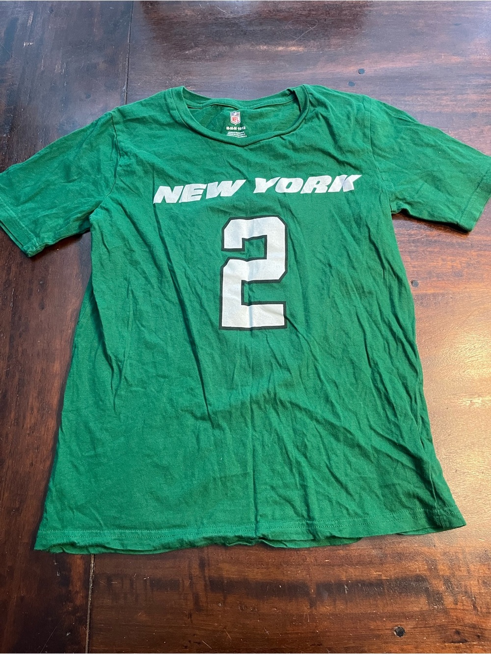 Green "New York" Number 2 Kids' Tee